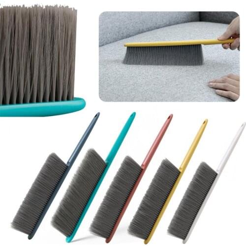 1PC Soft Fur Bed Brush Dust Removal Artifact Broom Small Broom Brush Long Handle Cleaning Sofa Dust Brush Dusters Dropshipping