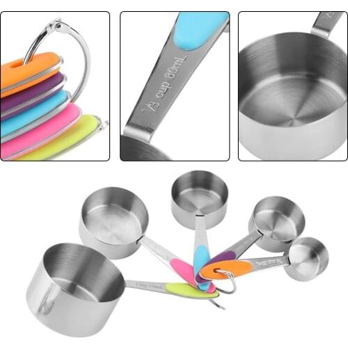 10pcs Measuring Spoon Measuring Cup Spoon Stainless Steel Kitchen Tool Baking Teaspoon Measuring Spoons Dropshipping