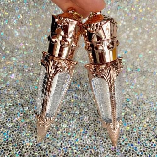 5ml 5/10/30/50pcs Empty Lip Gloss Tube Containers Lip Balm Bottles Lipgloss Bottles Tube Lipstick Rosegold Cosmetic Refillable