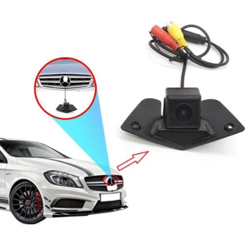 Car Special Front HD high quality Camera For Mercedes Benz GLK GLC GLE GLA ML Car front camera Waterproof Night Vision CCD