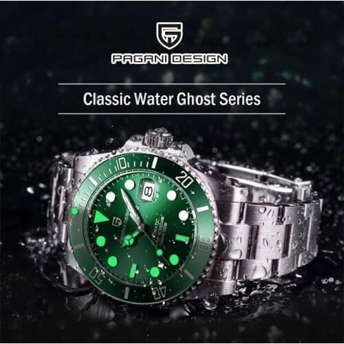 PAGANI Design Automatic Mens Watches Top Luxury Brand Mechanical Watches Mens Fashion Stainless Steel Strap Waterproof Watches