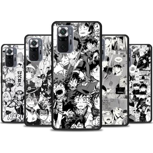 Hot Anime Comic Hero Tempered Glass Cover For Xiaomi Redmi Note 10 10S 9 9T 9S 8T 8 9A 9C 8A 7 Pro Max Phone Case