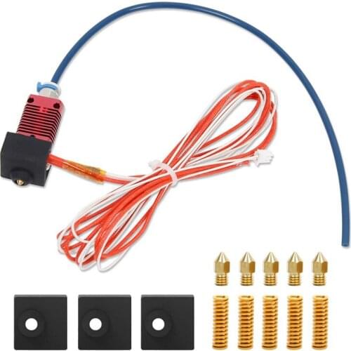 Extruder Hotend Assembly Kit for Ender 3 Ender 3 Pro: Capricorn Bowden PTFE Tubing with Silicone Boots Compression