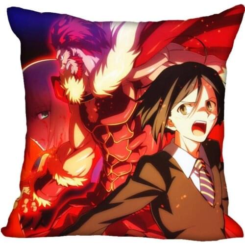 Custom Pillowcase Fate Zero Zipper Pillow Cover 35X35,45X45,60X60cm(Two Sides) Print Your Pictures Pillow Cases