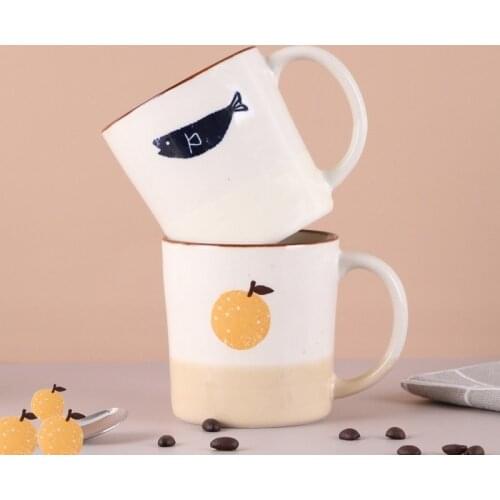 Nordic Ceramic Coffee Mugs Minimalist Travel Personalized Water Beer Couple Mug Cups Gifts Eco Friendly Tazas Drinkware DF50MK