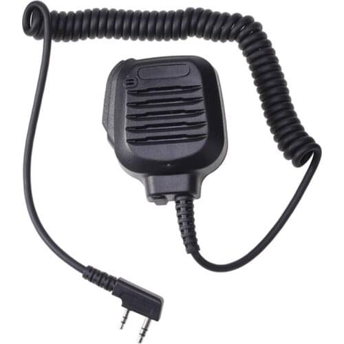 KMC-45 Shoulder Handheld Speaker Microphone PPT Mic For Kenwood Baofeng Wouxun Radio UV5R UVDIP TK2000 TK3207 TH-F7 Transceiver