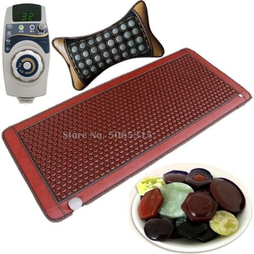 Health care heating jade cushion Natural tourmaline mat physical therapy mat heated jade mattress available