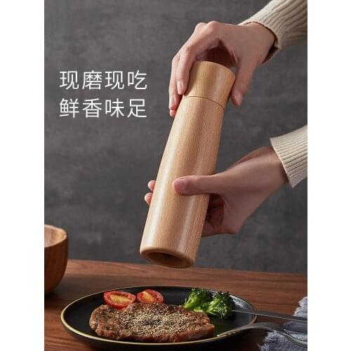 Pepper Grinder Manual Pepper Mill Kitchen Seasoning Bottle Pepper Black Pepper Mill Bottle