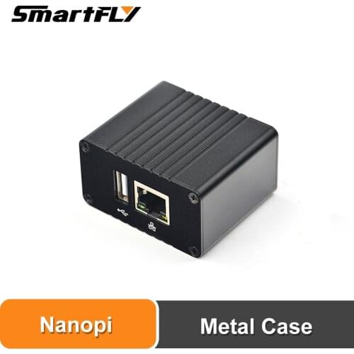 Smartfly FriendlyElec NanoPi NEO/NEO2/ZERO/NEO2 Black Demoboard Metal Case Heat Sink outer box case