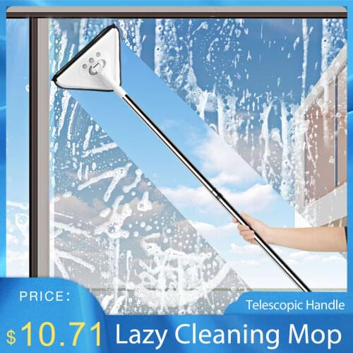 Multifunctional Triangular Mop Deep Clean Mop Car Cleaning Triangular Ultrafine Fiber Damp Mop Household Dust Mop Window Cleaner