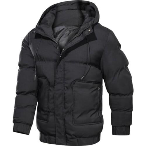 New winter Parkas jackets hood and zipper thicken warm coats men jacket coats Down jacket
