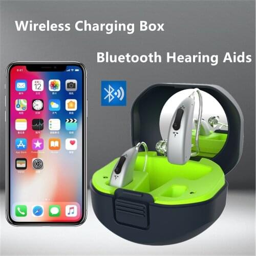 20 Channel High End Rechargeable Mini Hearing Aid Bluetooth Digital Hearing Aids Ear Sound Amplifers Aids for Deaf Elderly