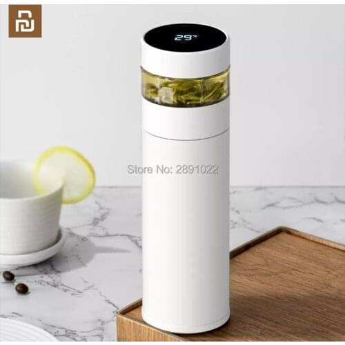 Original Youpin Smart Tea Insulation Cup Keeps Cold and Warm 316 Stainless Steel Warm Cup Smart Teapot