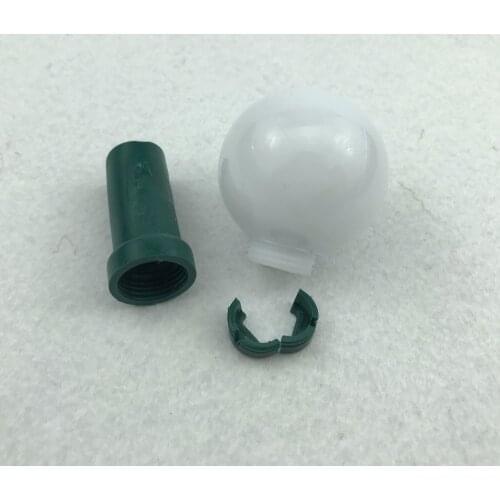 PVC shell + endcap+ G40 milky cover for 12mm bullet type pixel nodes using