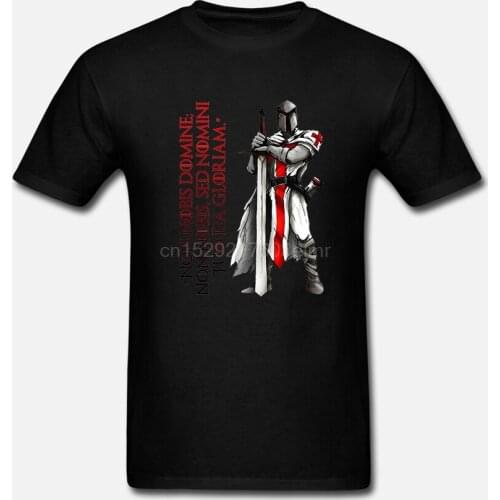 Knights Templar Crusader Teutonic Creed Gift Premium Quality DTG T-Shirt S-5XL New T Shirts Funny Tops Tee New Unisex Funny Tops