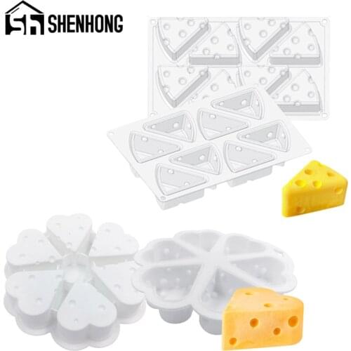 SHENHONG French Dessert Mould 2 Styles Cheese Mousse Silicone Cake Mold Baking Pastry Form Chocolate Muffin Decorating Tools