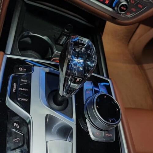 LED Auto Luxury Crystal Electronic Gear Knob Gear shift knob Lever Change Knob Handle For BMW X3 X5 X6 2013 2014-2017 2018 2019