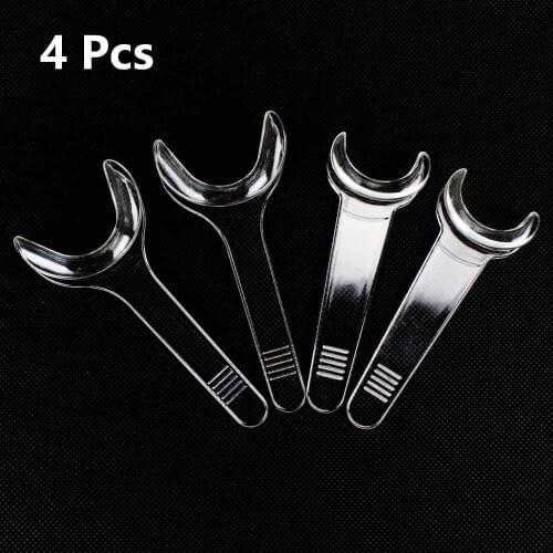 4pcs Dental T-Shape Opener Intraoral Cheek Mouth Lip Retractor Intraoral Mouth Expanders