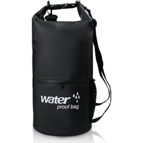 10L 20L Outdoor River trekking bag Double shoulder strap Swimming Waterproof Bags Ultralight Dry Organizers Drifting Kayaking