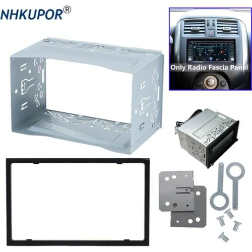 Car Stereo Audio Refitting ISO Universal Double 2 DIN Installation Metal Cage Fascia for VW Series Jetta Chico Golf Bora/Polo