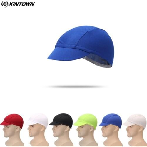 XINTOWN Cycling Caps Men Women Polyester Bike Headwear MTB Bicycles Team Sports Hat Gorra Ciclismo Bike Helmet Multicolor cap
