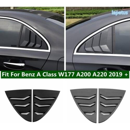 Rear Window Louver Shutter Cover Trim Surface Spoiler Decorative 2PCS Fit For Mercedes Benz A Class W177 A200 A220 2019 - 2021