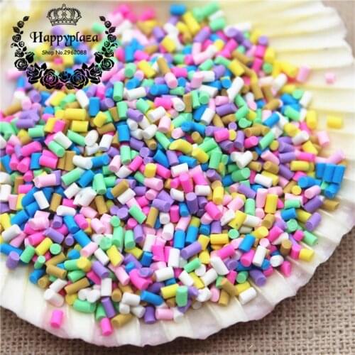 30g/pack Polymer Clay Granulum DIY Simulation Sweet Candy Dessert Art Supply Decoration Charm Craft