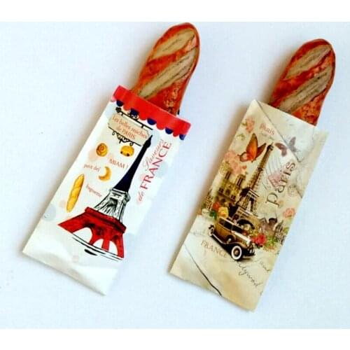 Handmade Painted French Baguette 3D Fridge Magnets Tourism Souvenirs Refrigerator Magnetic Stickers Gift