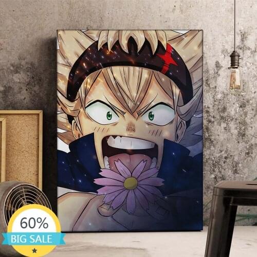 DIY 5D Diamond Painting Black Clover Japan Anime Cross Stitch Kits Full Drill Embroidery Diamond Mosaic Home Decor Gift