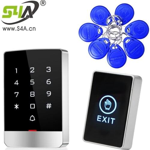 Stand Alone RFID Access Control Touch Metal Keypad For Door Lock System