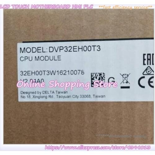 DVP32EH00T3 EH3 Series 100-240VAC 16DI 16DO PLC New In Box In Stock