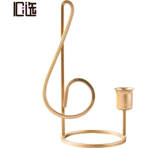 Europe Candle Holder Decoration Wedding Geometric Small Tealight Golden Candlestick Portavelas Dining Table Centerpieces XX50CH