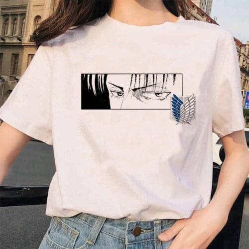 Ackerman Tshirt Attack on Titan T-shirt Unisex Shingeki No Kyojin Top Tees Women/men Japanese Anime Cool T Shirt Female