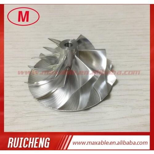 K04 45.09/56.08mm reverse 6+6 blades aluminum 2024/milling/billet compressor wheel