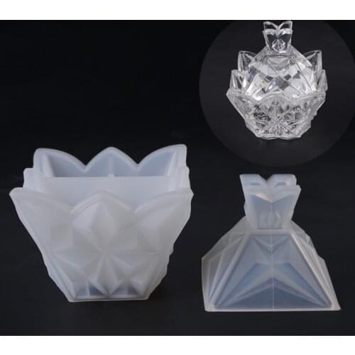 Diamond Jewelry Box Silicone Mold Epoxy Silicone Combination Molds For DIY Making Finding Accessories Jewelry