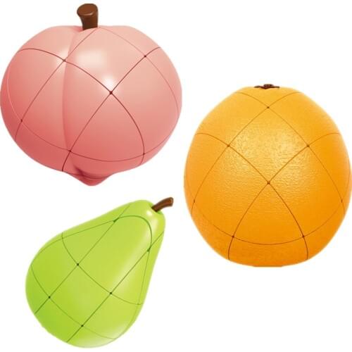 FanXin Fruit 3x3x3 Magic Cube Apple Banana Lemon Educational 3x3 Cube Toys for Children Brain Teaser Brithday Christmas Gift