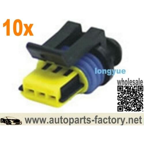 Longyue 10kit 3 Pin/Way Injector Connector Plug