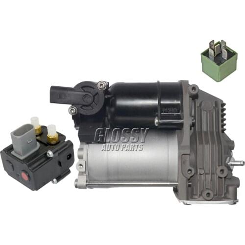 AP03 37206792855 Air Suspension Compressor Pump+Valve+Relay For BMW E61 520d 525d 530d 535d 520i 523i 525i 530i 545i & M5
