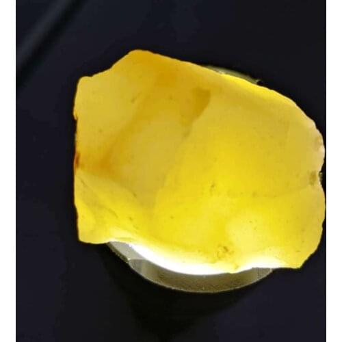 Natural Lemon Jade Energy Stone Minerals Gemstone Palm Massage Reiki Healing Jade Health Care Chakras