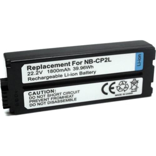 NB-CP2L Printer Battery 22.2V 1800mAh for Canon CP1200 CP910 CP8000 CP710 CP770 CP750 CP760 CP200