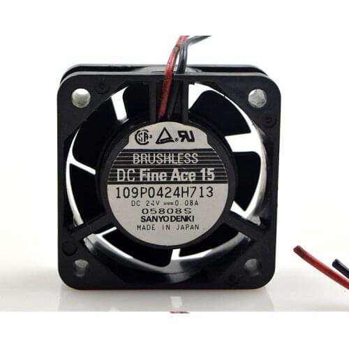 New original 109P0424H713 24V 0.08A 4015 4CM 2 line cooling fan
