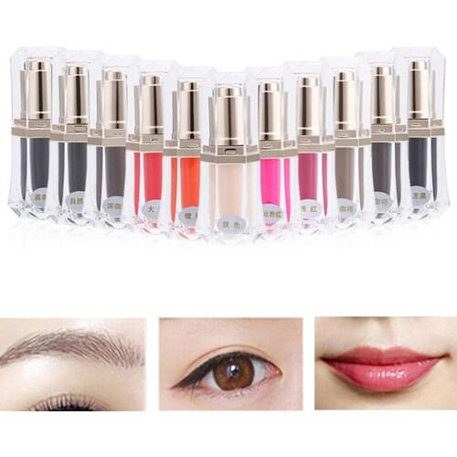 Pigment Ink Semi Permanent Makeup Tint Eyebrow Lip Tattoo Cream