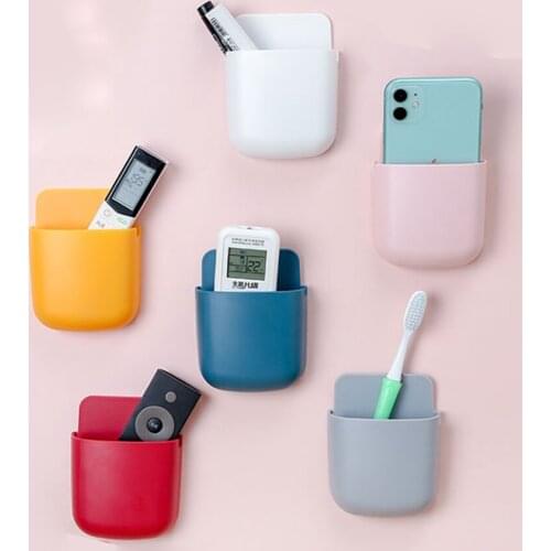 Popular Free of punch Charging Holder Bracket Wall Mounted Stand Adhesive Durable Socket Rack Storage