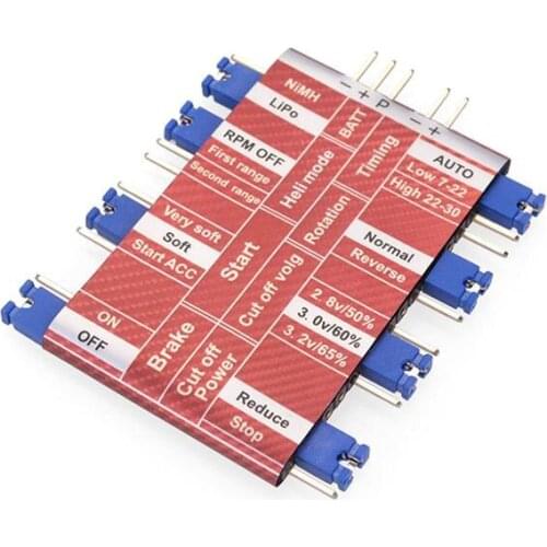 SURPASS HOBBY Programming Card for RC Boat /Aircraft ESC Brushless Electronic Speed Controller Compatible ZTW Shark Series