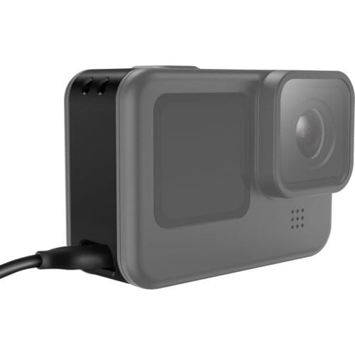 Hero 9 Battery Door Removable Battery Cover for GoPro Hero 9 Black Action Camera Type-C Charging Port Adapter Accessories