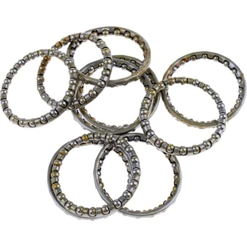 10Pcs Steel Mountain Road Bike Headset Retainer Bearing Fit ID33mm OD44mm Headset Bearing Steel Ball Retainer Bike Part