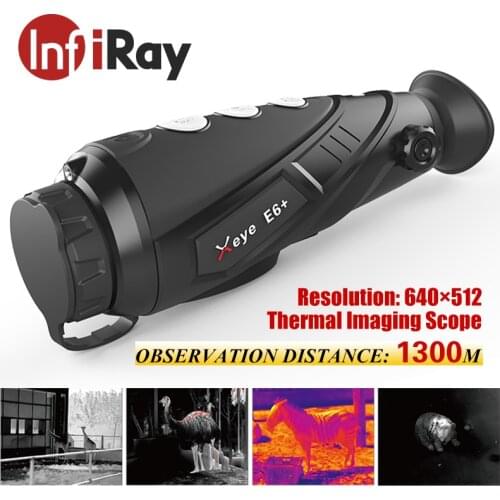 Infiray Thermal Imaging Monocular E6+ Outdoor Long Range Telescope Infrared Thermal Imager Hunting Scope Sight