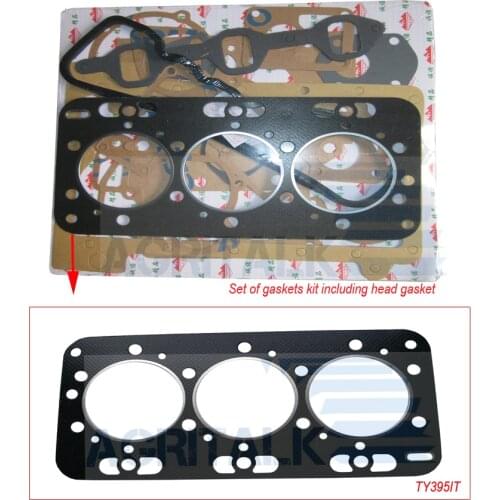 TY395IT set of gasket including the head gasket for Jiangdong engine