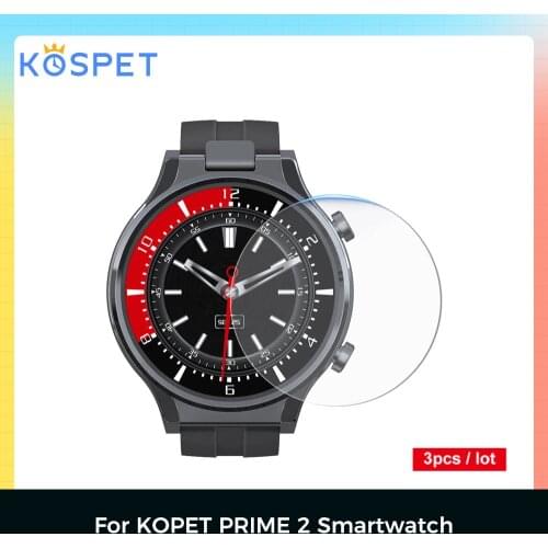 Original 3pcs Protective Film For KOSPET PRIME 2 Smart Watch Men Smartwatch Screen Protector Cover Protection Not Glass