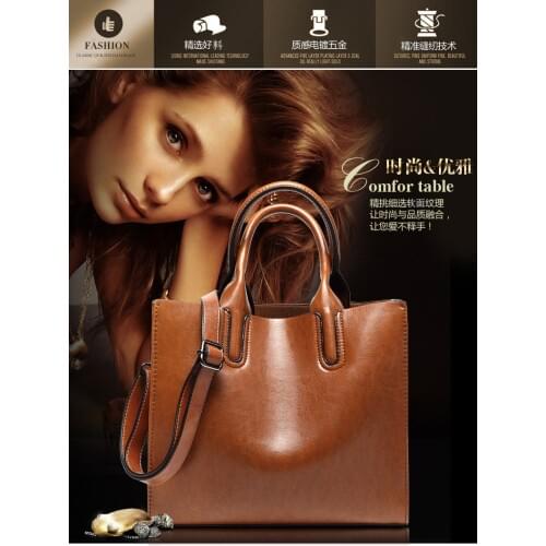 2019 New Womens Bag Simple Ladys One Shoulder Slant Bag, Hundred Handbags, Large Capacity Bag